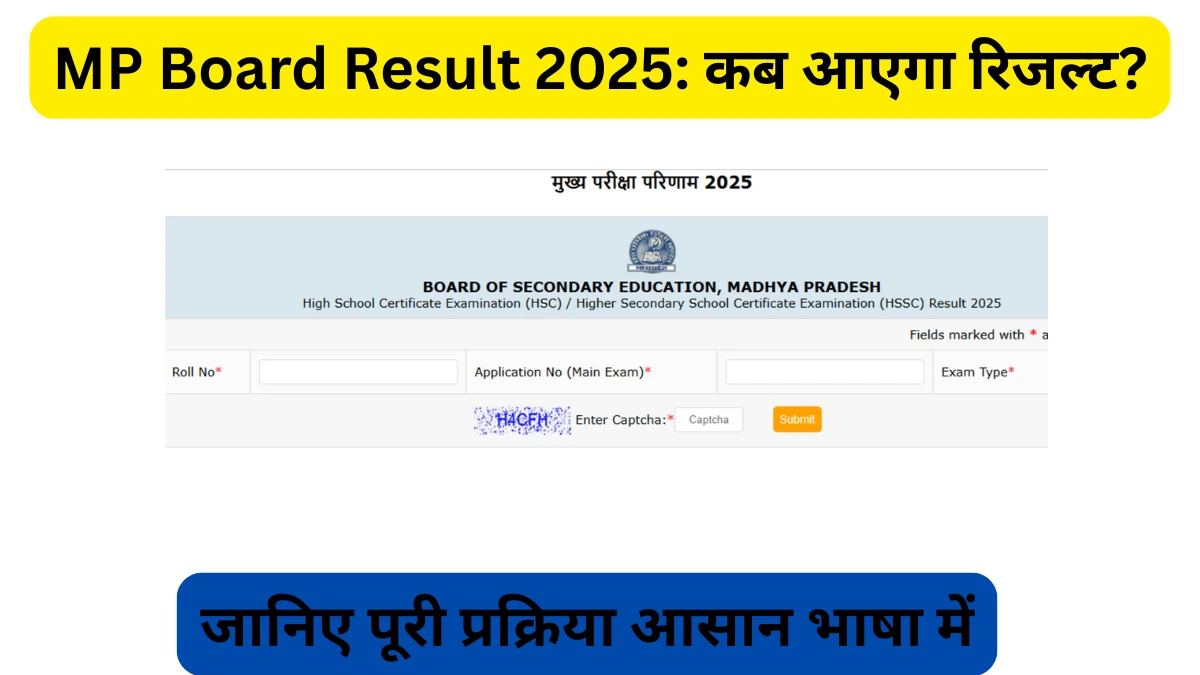 MP Board Result 2025