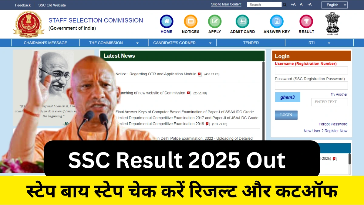 SSC Result 2025 Out